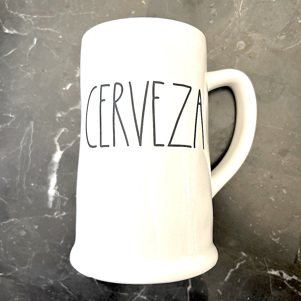 Rae Dunn Cerveza Beer Mug